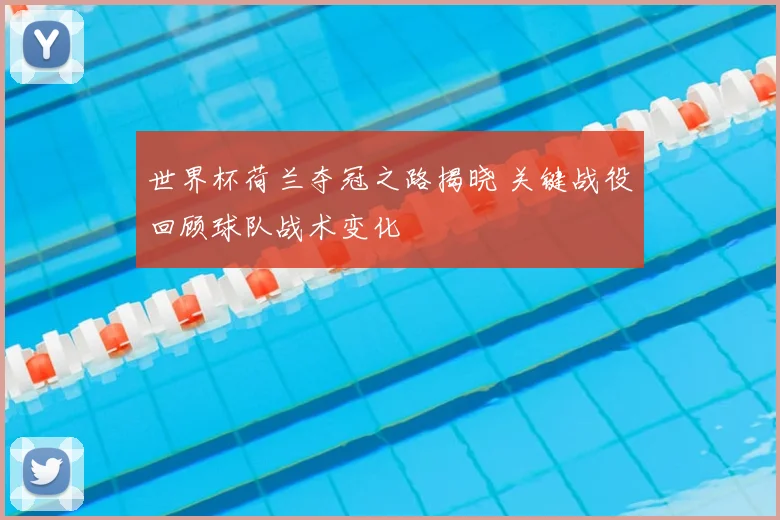 世界杯荷兰夺冠之路揭晓 关键战役回顾球队战术变化